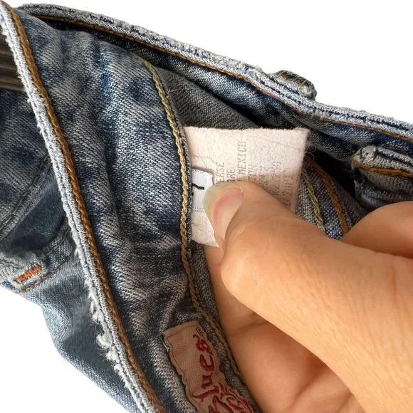 Vintage Y2K Light Blue Flare Leg Denim Low Rise Jeans 7 - Picture 3 of 16